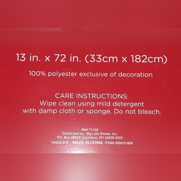 Santa's Workshop Poinsettia Cutout Christmas Table Runner Bundle - Picture 6 of 6